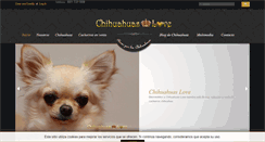 Desktop Screenshot of chihuahuas-love.com